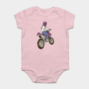 Baby Bodysuits by Dirt Bike Gear TeePublic Store TeePublic